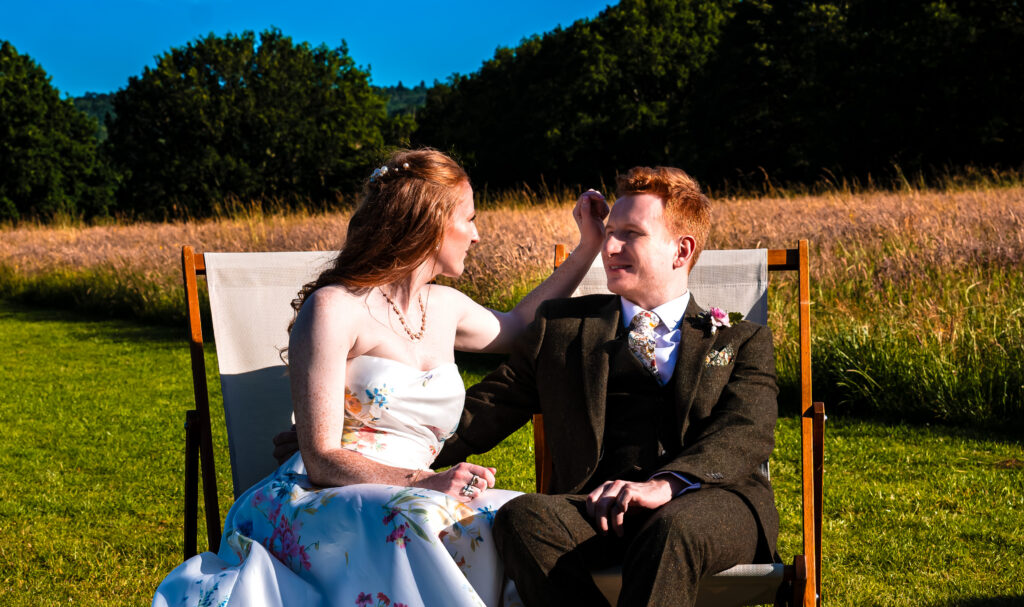Couple enjoying their multi day wedding in UK at the yoghurt rooms